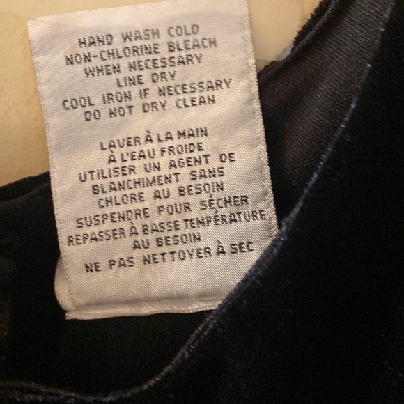 Jona Michelle black velvet look top with red plaid dress size 8 - Picture 10 of 11